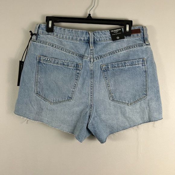 NWT BLANKNYC Barrow High Waist‎ Cutoff Denim Shorts in Read My Lips (30) - Picture 5 of 9